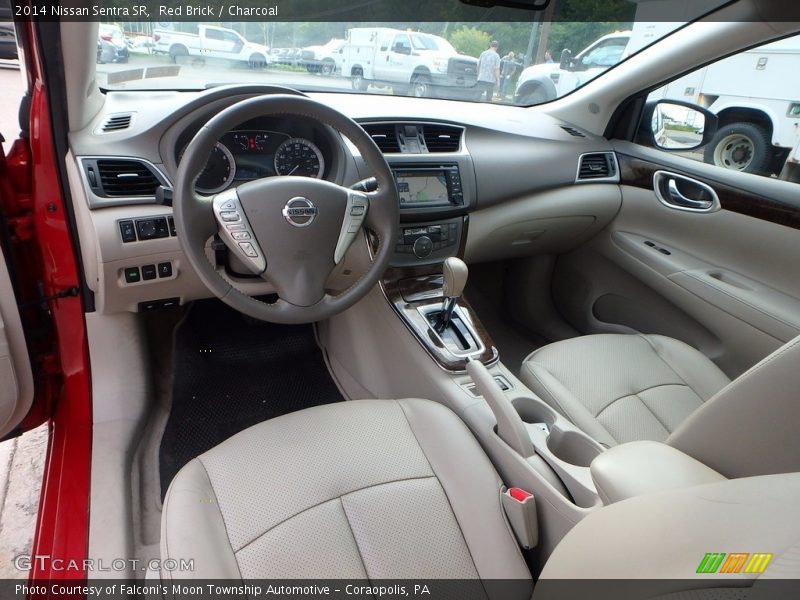 Red Brick / Charcoal 2014 Nissan Sentra SR