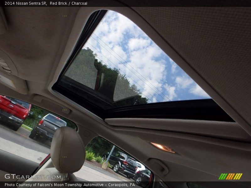 Red Brick / Charcoal 2014 Nissan Sentra SR