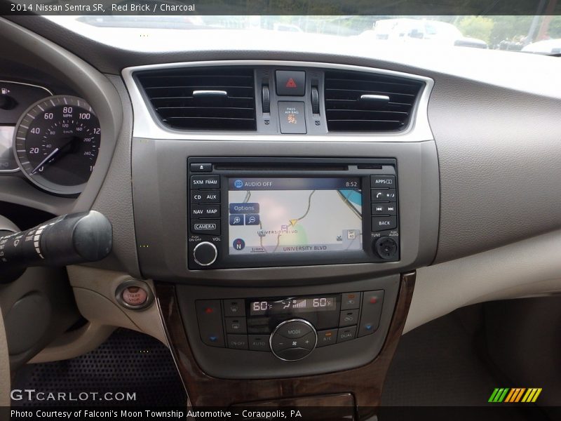 Red Brick / Charcoal 2014 Nissan Sentra SR