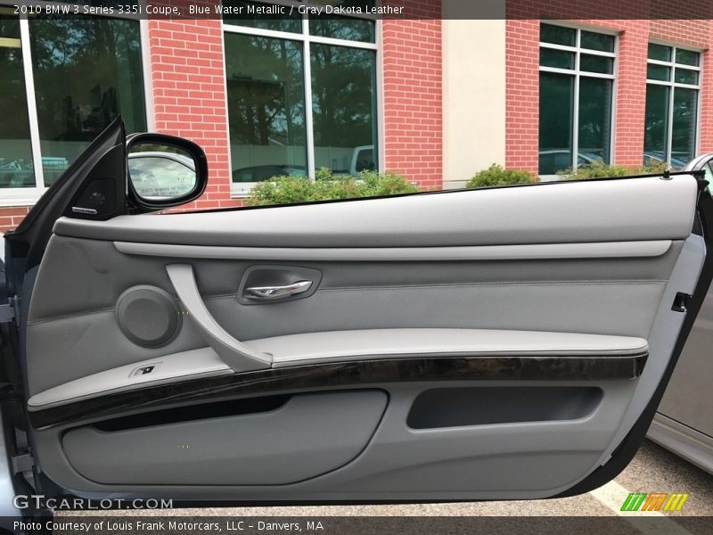 Blue Water Metallic / Gray Dakota Leather 2010 BMW 3 Series 335i Coupe