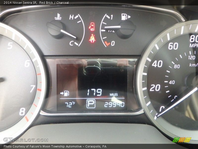 Red Brick / Charcoal 2014 Nissan Sentra SR