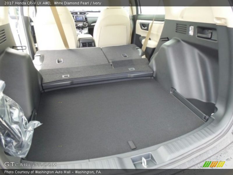 White Diamond Pearl / Ivory 2017 Honda CR-V LX AWD
