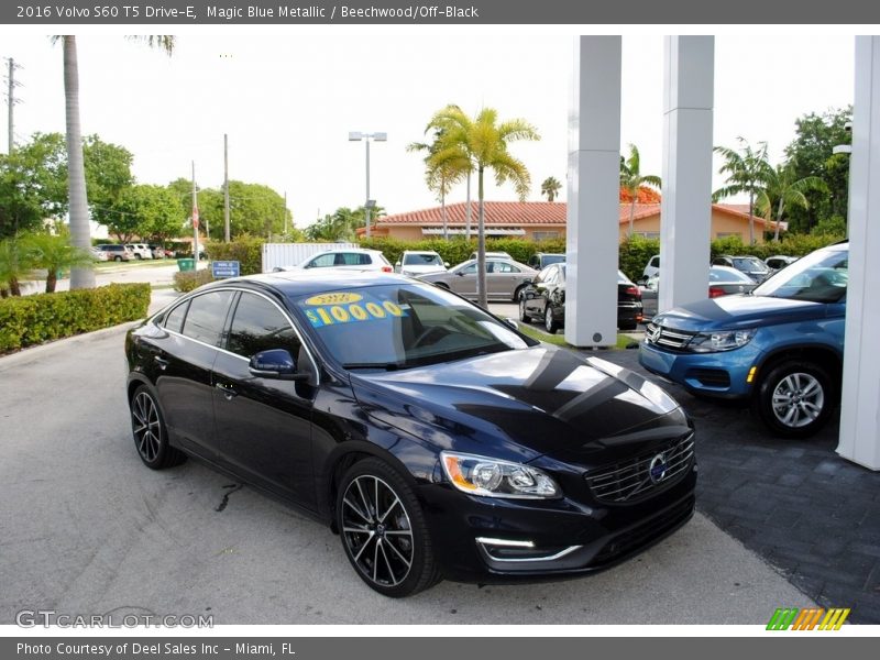 Magic Blue Metallic / Beechwood/Off-Black 2016 Volvo S60 T5 Drive-E