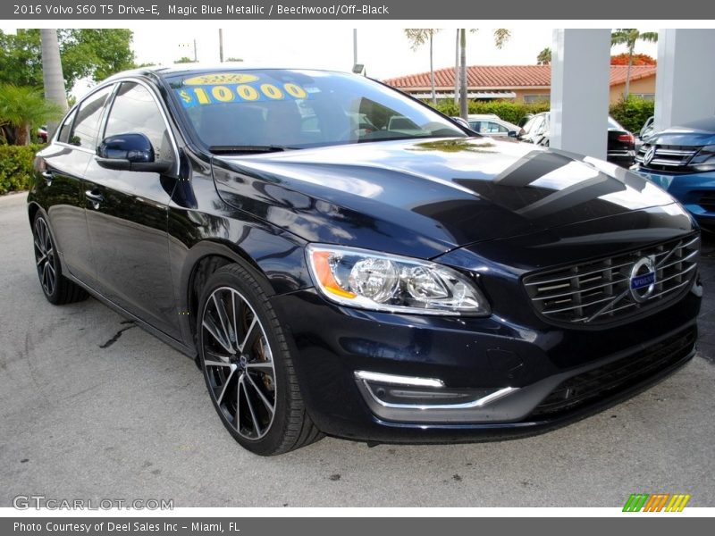 Magic Blue Metallic / Beechwood/Off-Black 2016 Volvo S60 T5 Drive-E