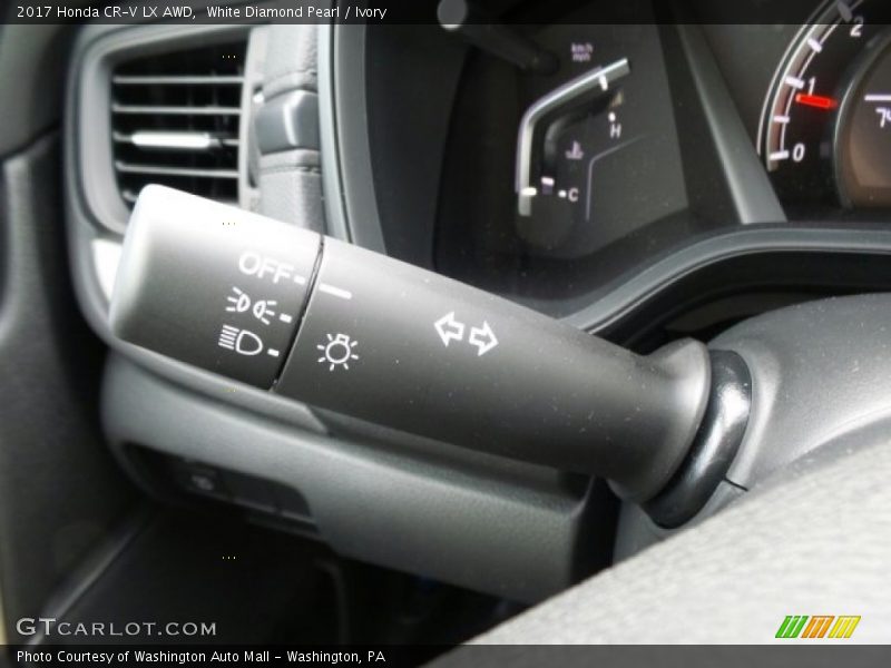 White Diamond Pearl / Ivory 2017 Honda CR-V LX AWD