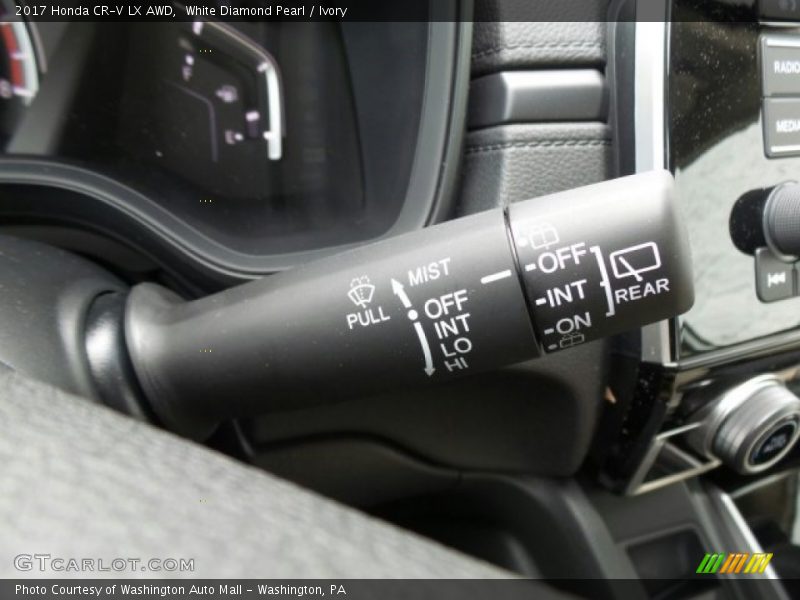 White Diamond Pearl / Ivory 2017 Honda CR-V LX AWD