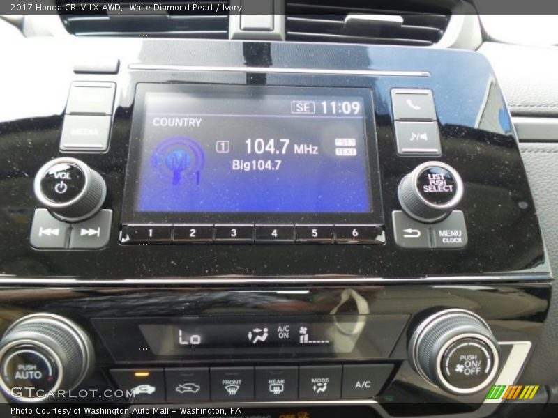 White Diamond Pearl / Ivory 2017 Honda CR-V LX AWD