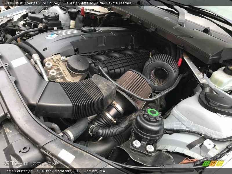 Blue Water Metallic / Gray Dakota Leather 2010 BMW 3 Series 335i Coupe