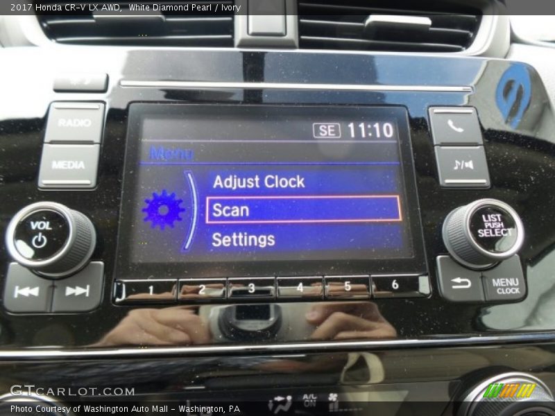 White Diamond Pearl / Ivory 2017 Honda CR-V LX AWD