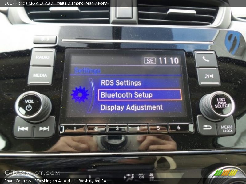 White Diamond Pearl / Ivory 2017 Honda CR-V LX AWD
