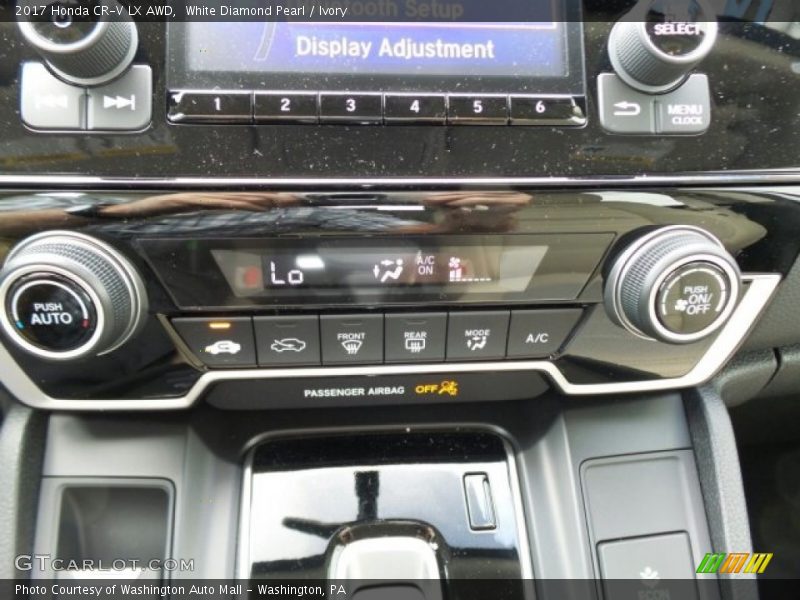 White Diamond Pearl / Ivory 2017 Honda CR-V LX AWD
