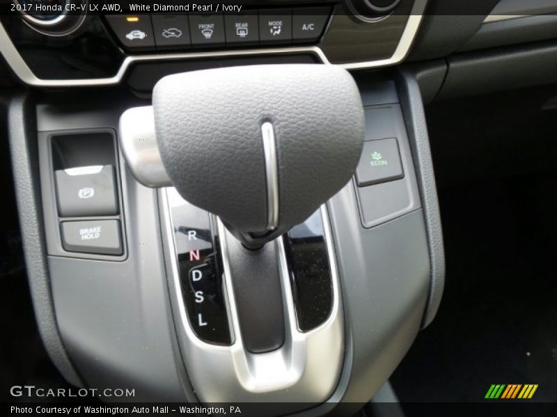 White Diamond Pearl / Ivory 2017 Honda CR-V LX AWD