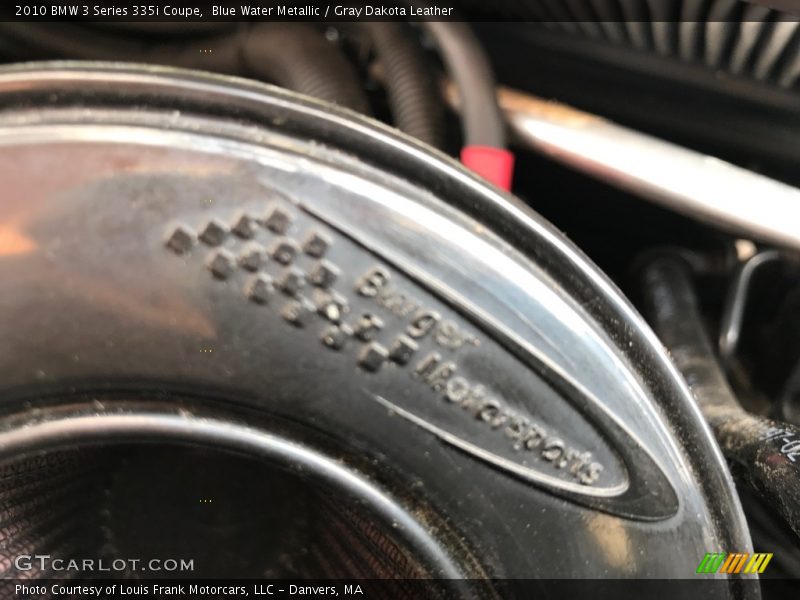 Blue Water Metallic / Gray Dakota Leather 2010 BMW 3 Series 335i Coupe