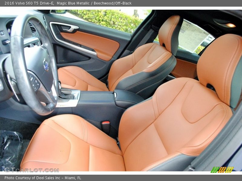 Front Seat of 2016 S60 T5 Drive-E