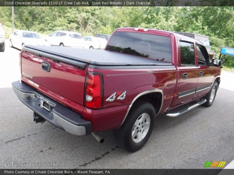 Sport Red Metallic / Dark Charcoal 2006 Chevrolet Silverado 1500 LT Crew Cab 4x4