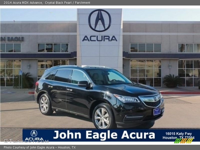 Crystal Black Pearl / Parchment 2014 Acura MDX Advance