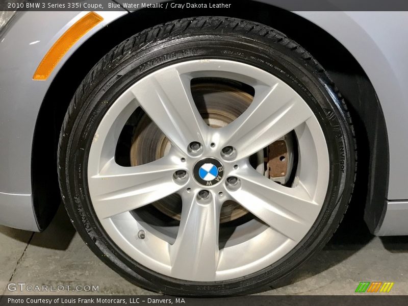 Blue Water Metallic / Gray Dakota Leather 2010 BMW 3 Series 335i Coupe