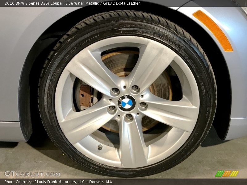 Blue Water Metallic / Gray Dakota Leather 2010 BMW 3 Series 335i Coupe