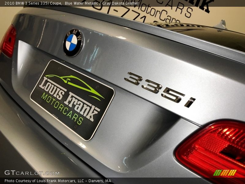 Blue Water Metallic / Gray Dakota Leather 2010 BMW 3 Series 335i Coupe