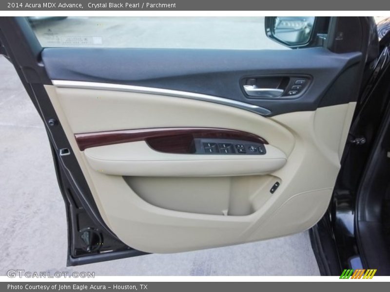 Crystal Black Pearl / Parchment 2014 Acura MDX Advance