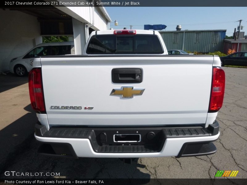 Summit White / Jet Black 2017 Chevrolet Colorado Z71 Extended Cab 4x4