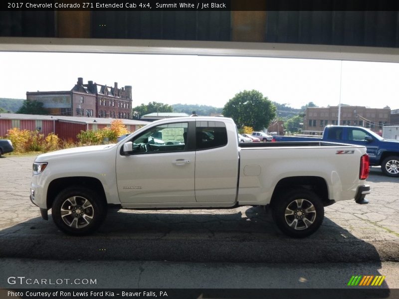 Summit White / Jet Black 2017 Chevrolet Colorado Z71 Extended Cab 4x4