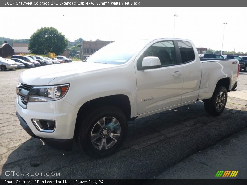 Summit White / Jet Black 2017 Chevrolet Colorado Z71 Extended Cab 4x4