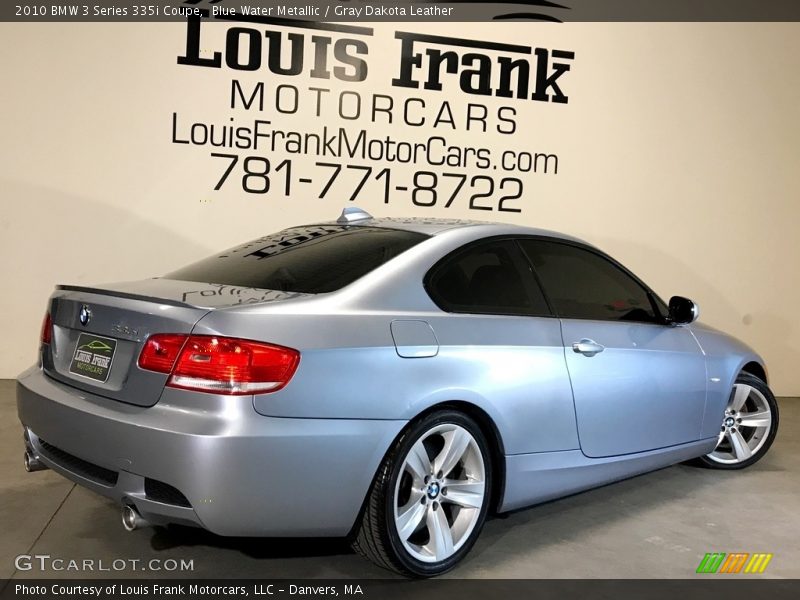Blue Water Metallic / Gray Dakota Leather 2010 BMW 3 Series 335i Coupe