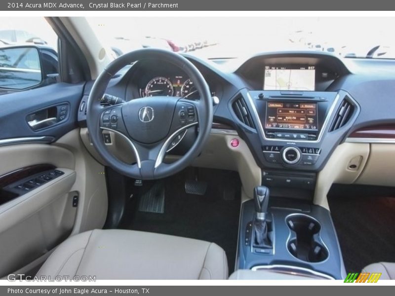 Crystal Black Pearl / Parchment 2014 Acura MDX Advance