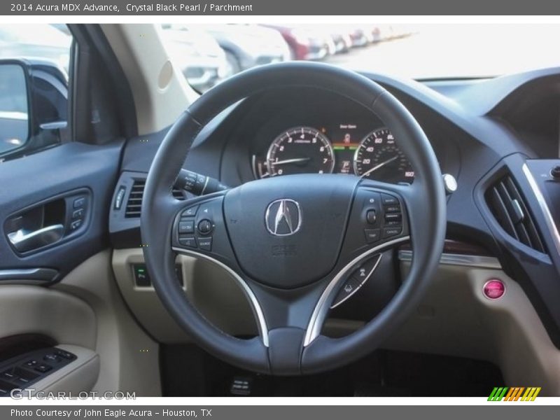 Crystal Black Pearl / Parchment 2014 Acura MDX Advance