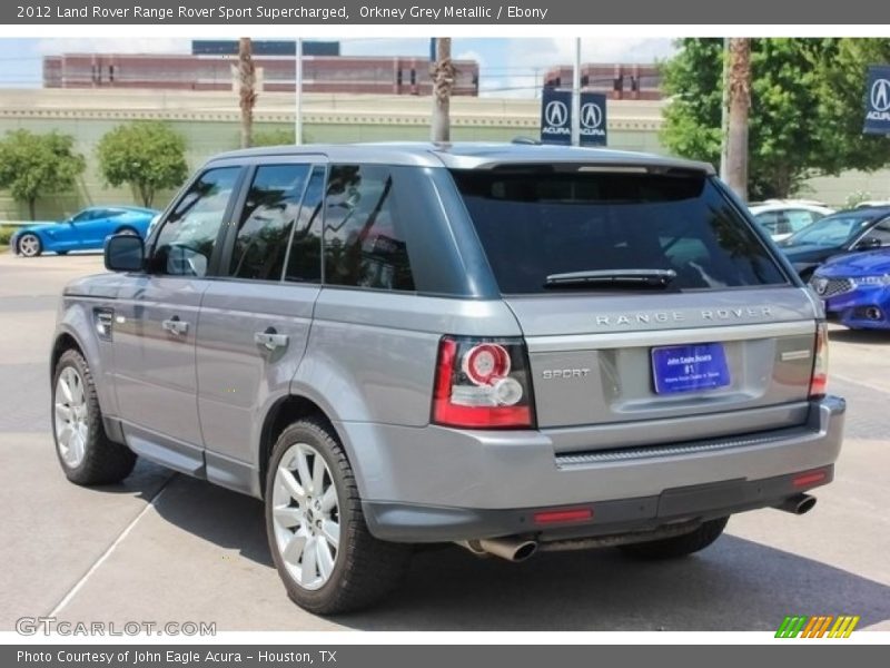 Orkney Grey Metallic / Ebony 2012 Land Rover Range Rover Sport Supercharged