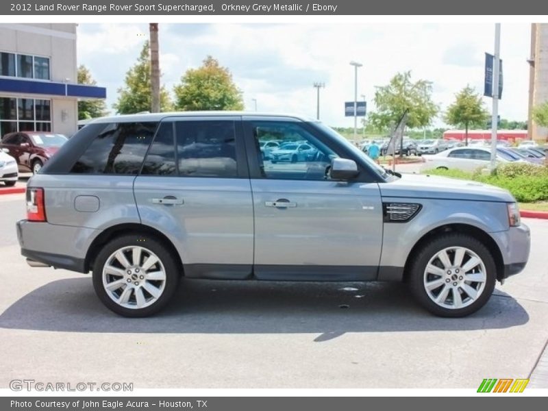 Orkney Grey Metallic / Ebony 2012 Land Rover Range Rover Sport Supercharged