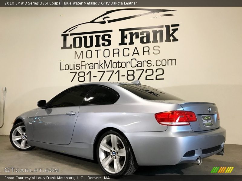 Blue Water Metallic / Gray Dakota Leather 2010 BMW 3 Series 335i Coupe