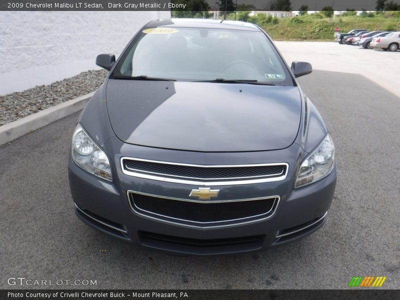 Dark Gray Metallic / Ebony 2009 Chevrolet Malibu LT Sedan