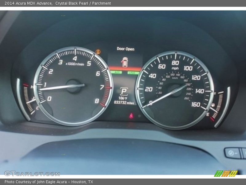 Crystal Black Pearl / Parchment 2014 Acura MDX Advance