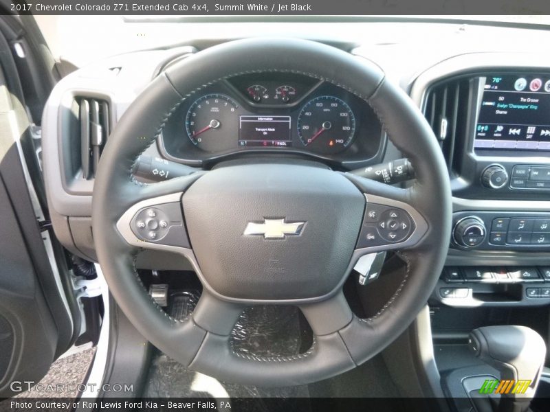 Summit White / Jet Black 2017 Chevrolet Colorado Z71 Extended Cab 4x4