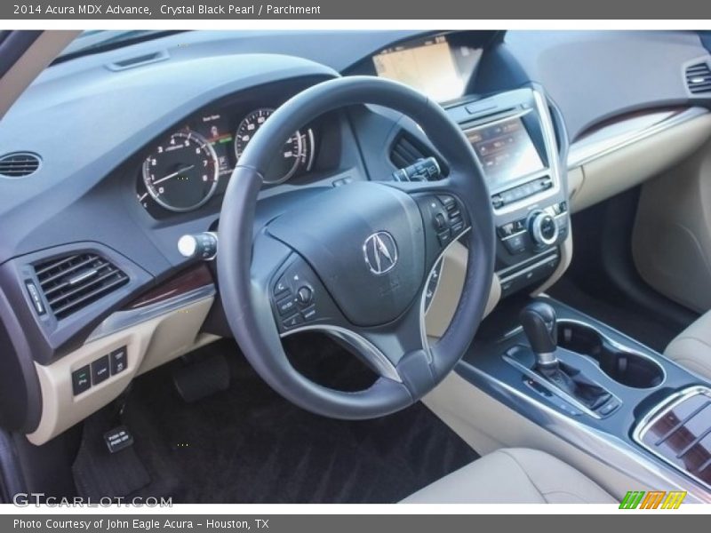 Crystal Black Pearl / Parchment 2014 Acura MDX Advance