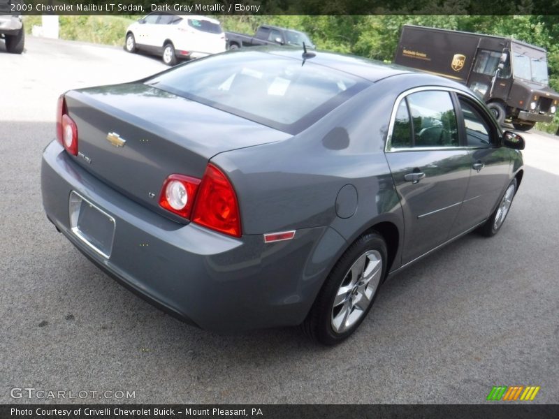 Dark Gray Metallic / Ebony 2009 Chevrolet Malibu LT Sedan