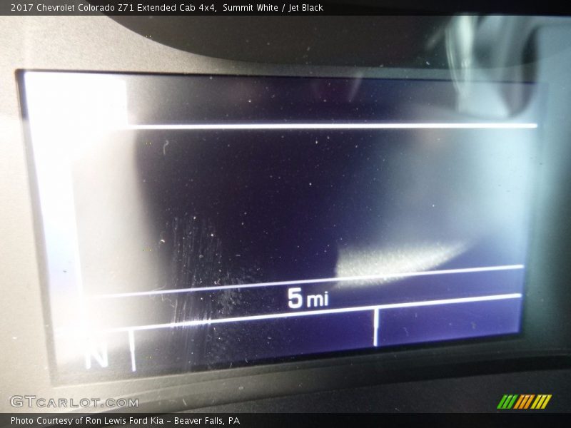 Summit White / Jet Black 2017 Chevrolet Colorado Z71 Extended Cab 4x4