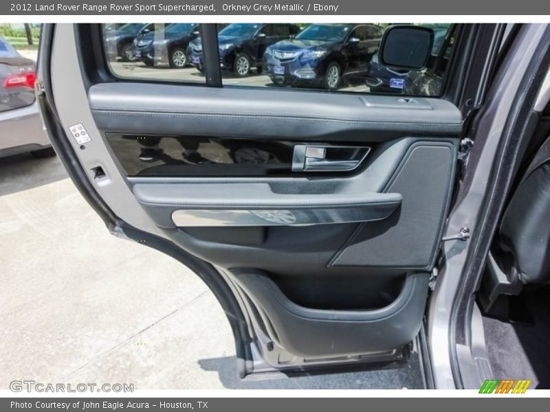Orkney Grey Metallic / Ebony 2012 Land Rover Range Rover Sport Supercharged