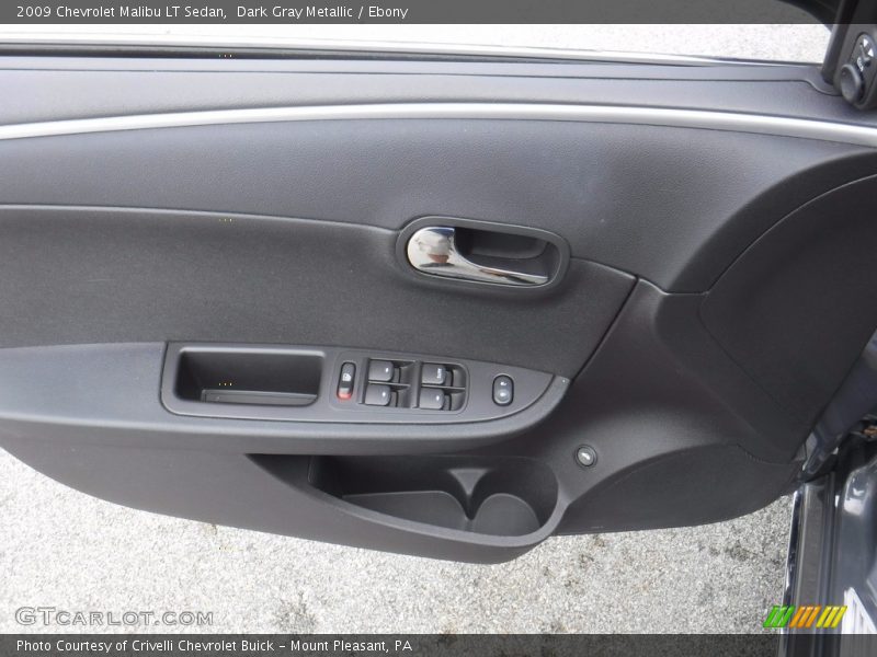 Dark Gray Metallic / Ebony 2009 Chevrolet Malibu LT Sedan