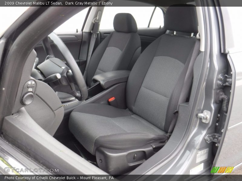 Dark Gray Metallic / Ebony 2009 Chevrolet Malibu LT Sedan