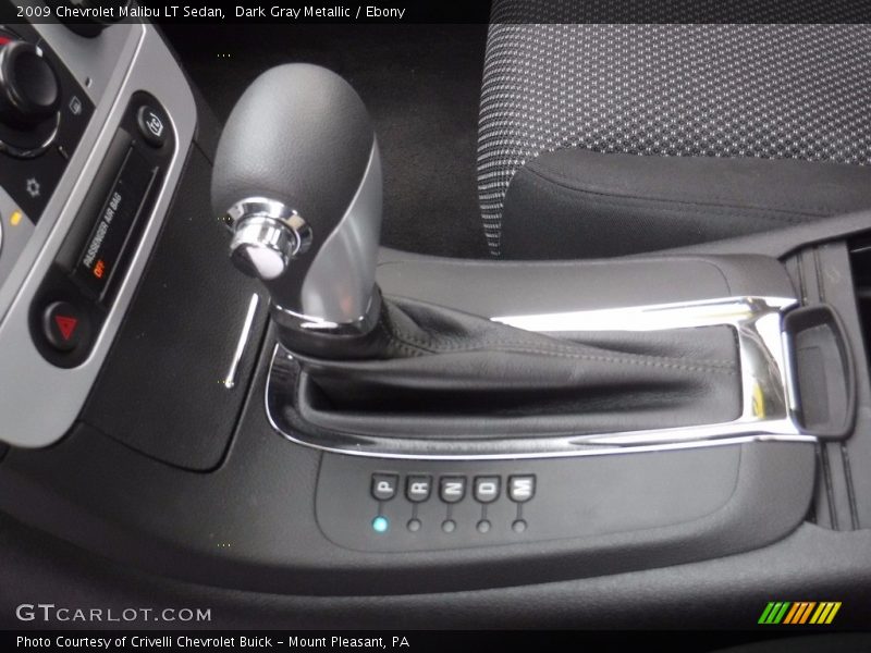 Dark Gray Metallic / Ebony 2009 Chevrolet Malibu LT Sedan
