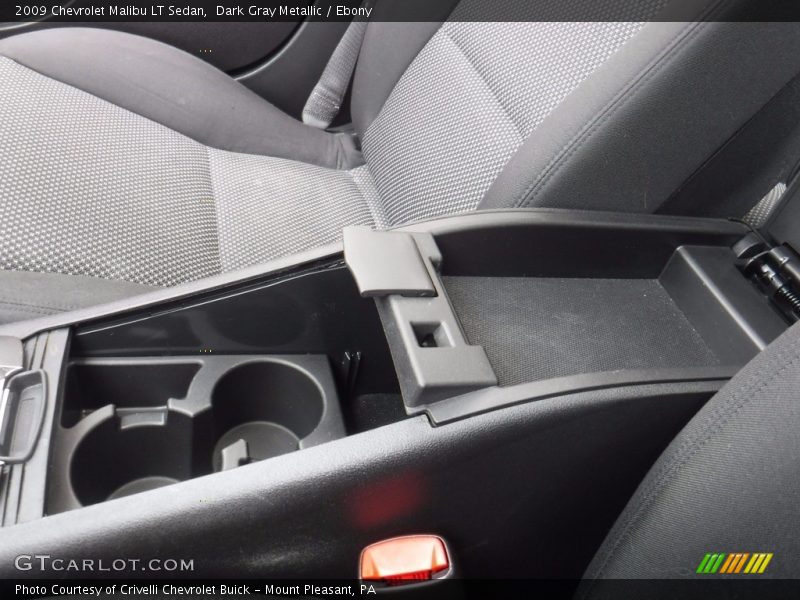 Dark Gray Metallic / Ebony 2009 Chevrolet Malibu LT Sedan
