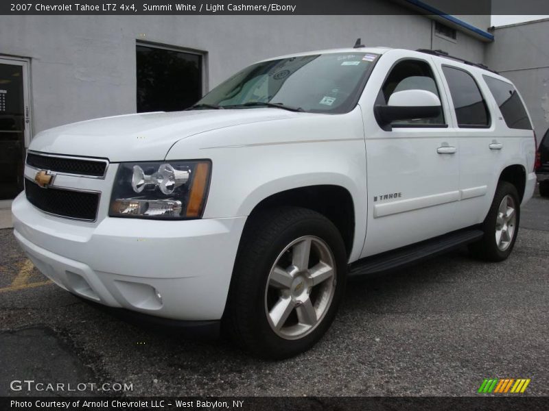 Summit White / Light Cashmere/Ebony 2007 Chevrolet Tahoe LTZ 4x4