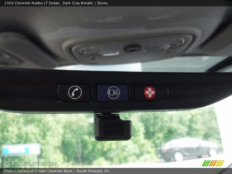 Dark Gray Metallic / Ebony 2009 Chevrolet Malibu LT Sedan