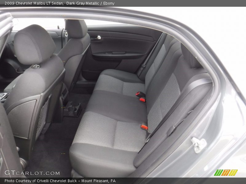 Dark Gray Metallic / Ebony 2009 Chevrolet Malibu LT Sedan