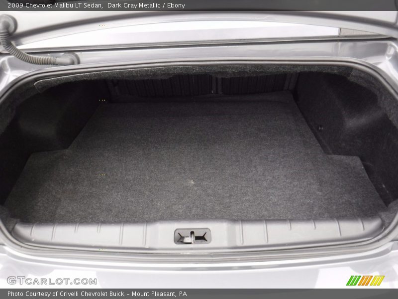 Dark Gray Metallic / Ebony 2009 Chevrolet Malibu LT Sedan