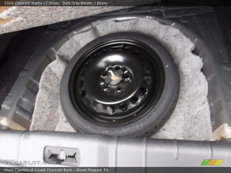 Dark Gray Metallic / Ebony 2009 Chevrolet Malibu LT Sedan