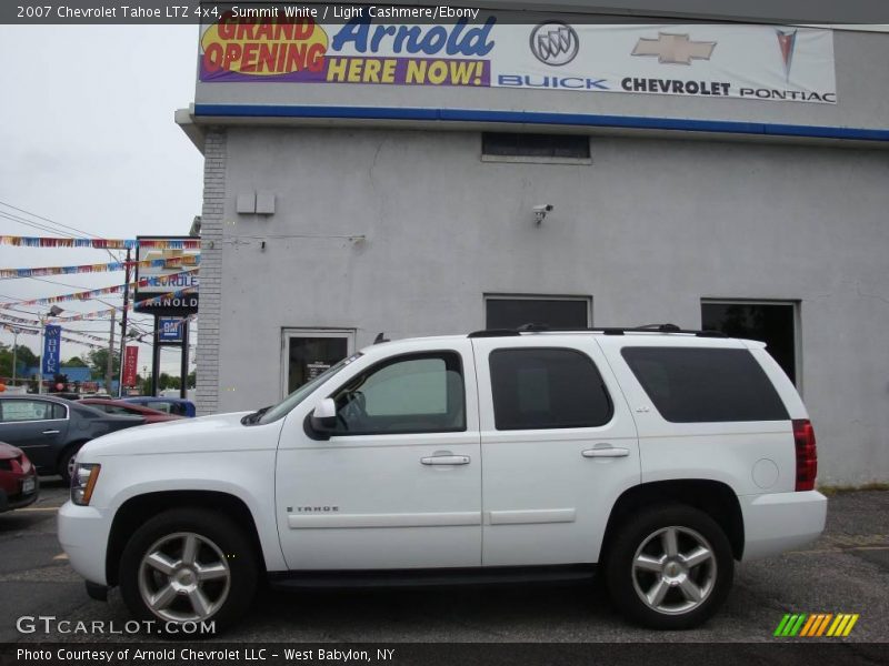 Summit White / Light Cashmere/Ebony 2007 Chevrolet Tahoe LTZ 4x4